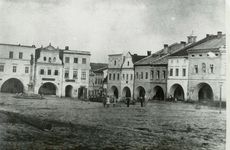 Náměstí ve Valašském Meziříčí, konec 19. století