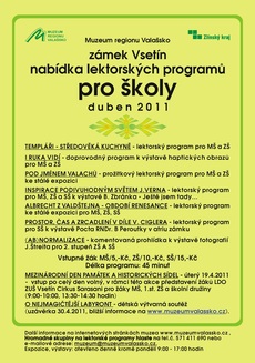 nabídka lektorských programů pro školy