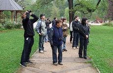 Z "Vítání" ve Vsetíně v roce 2012 - zastávka v Panské zahradě  (foto Karel Pavelka).